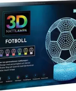Powerpal 3D-Nattlampe, Fotball