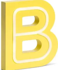 POPP Bokstavlampe B, Gul