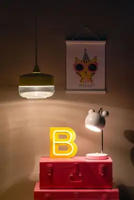 POPP Bokstavlampe B, Gul - Bilde 3