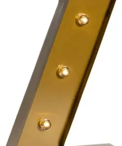 Petite Déco Bokstavlampe Z, Gull